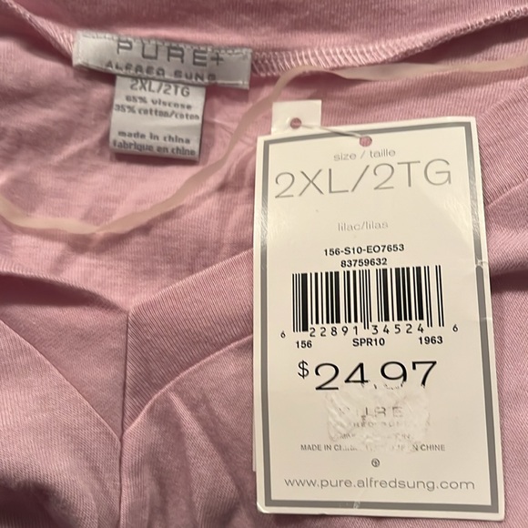 Pure+ Alfred Sung Sleeveless Top - Picture 3 of 3